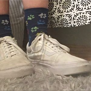 Off white old skool vans